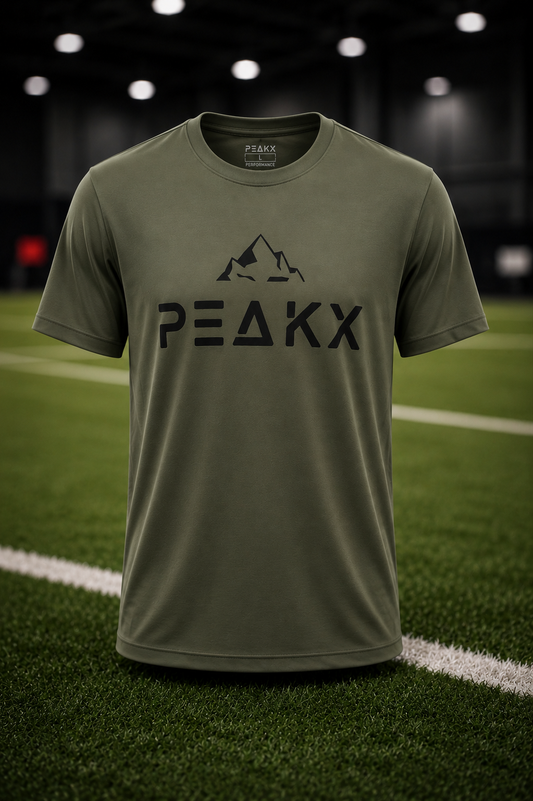 PeakX Army Green Tee